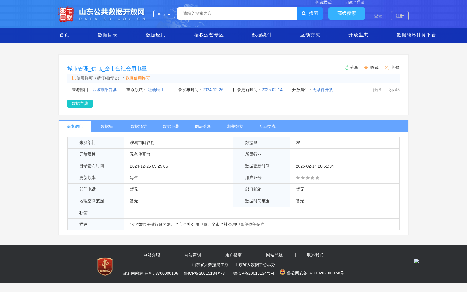 城市管理_供电_全市全社会用电量 数据集图片