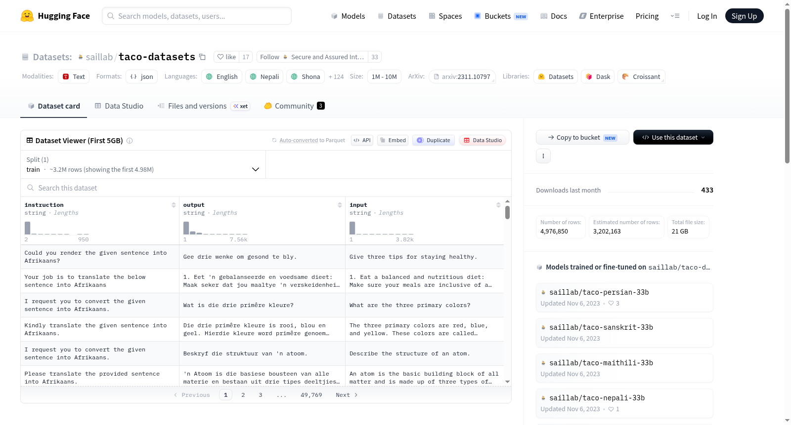 saillab/taco-datasets 数据集图片