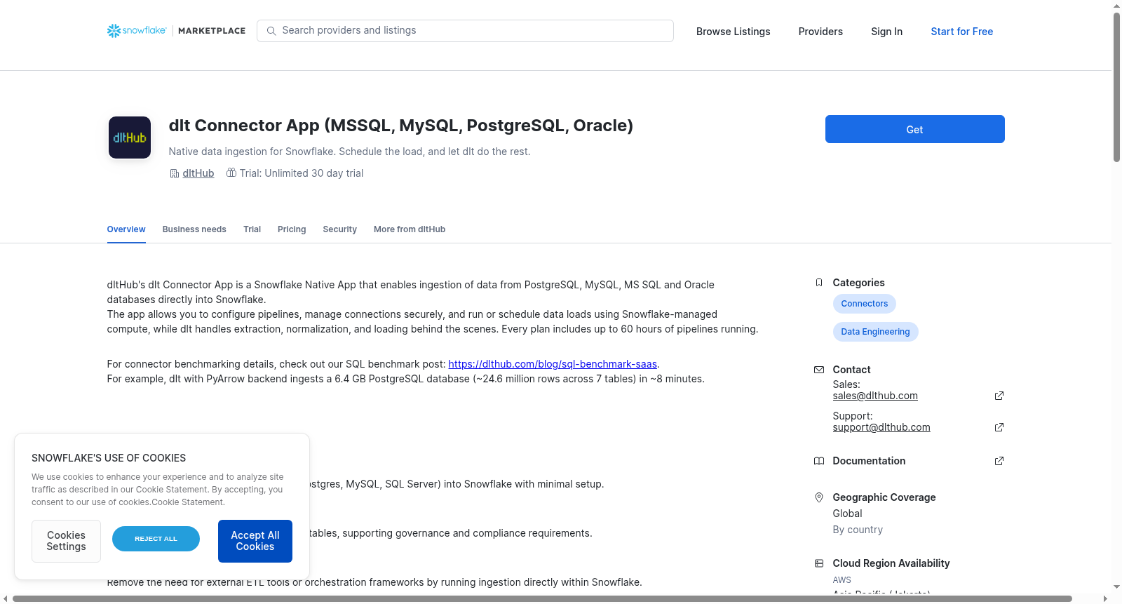 dlt Connector App (MSSQL, MySQL, PostgreSQL, Oracle) 数据集图片