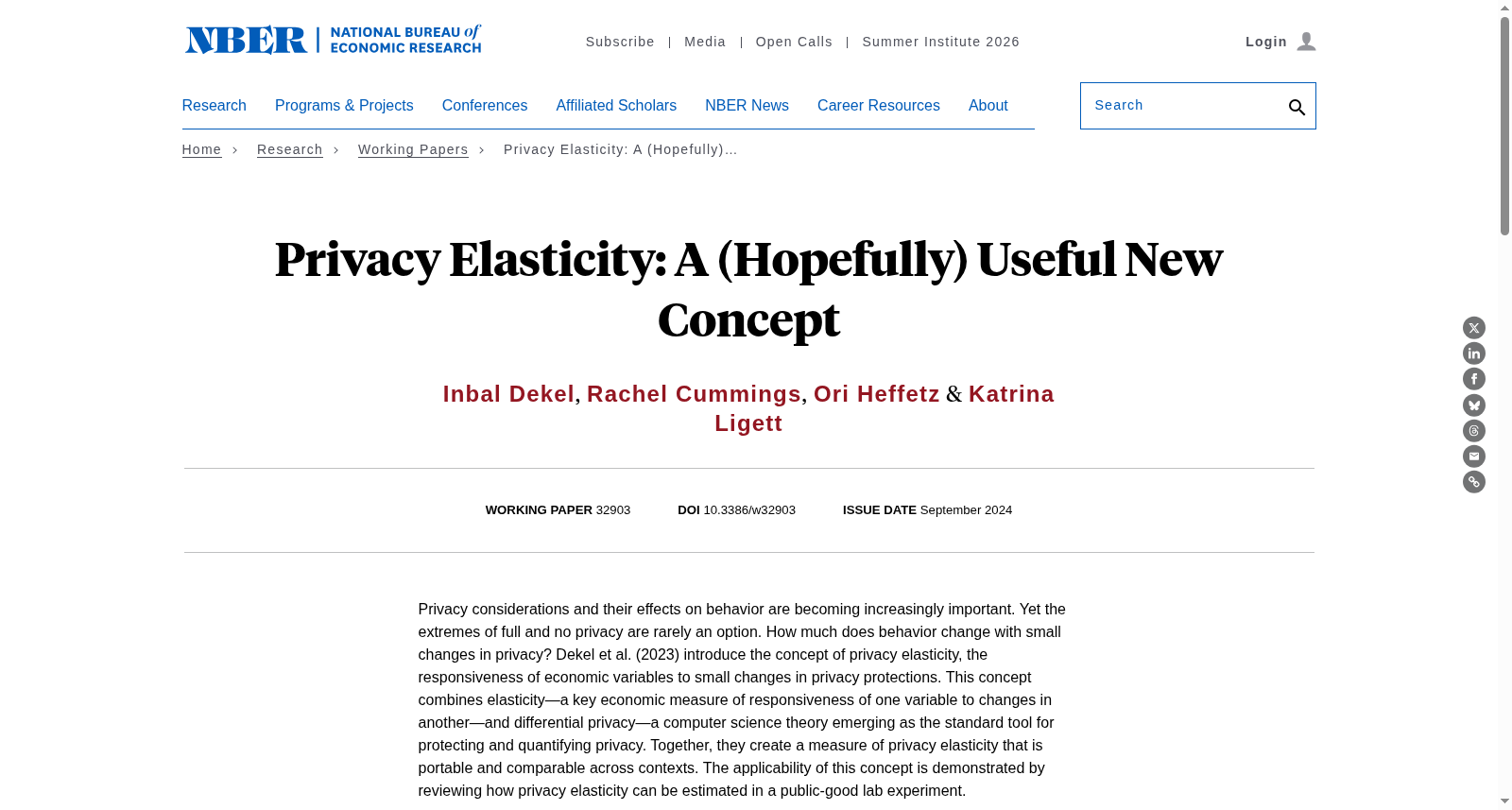 Privacy Elasticity: A (Hopefully) Useful New Concept 数据集图片