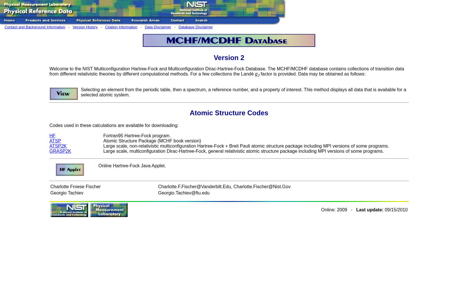 MCHF/MCDHF Database 数据集图片
