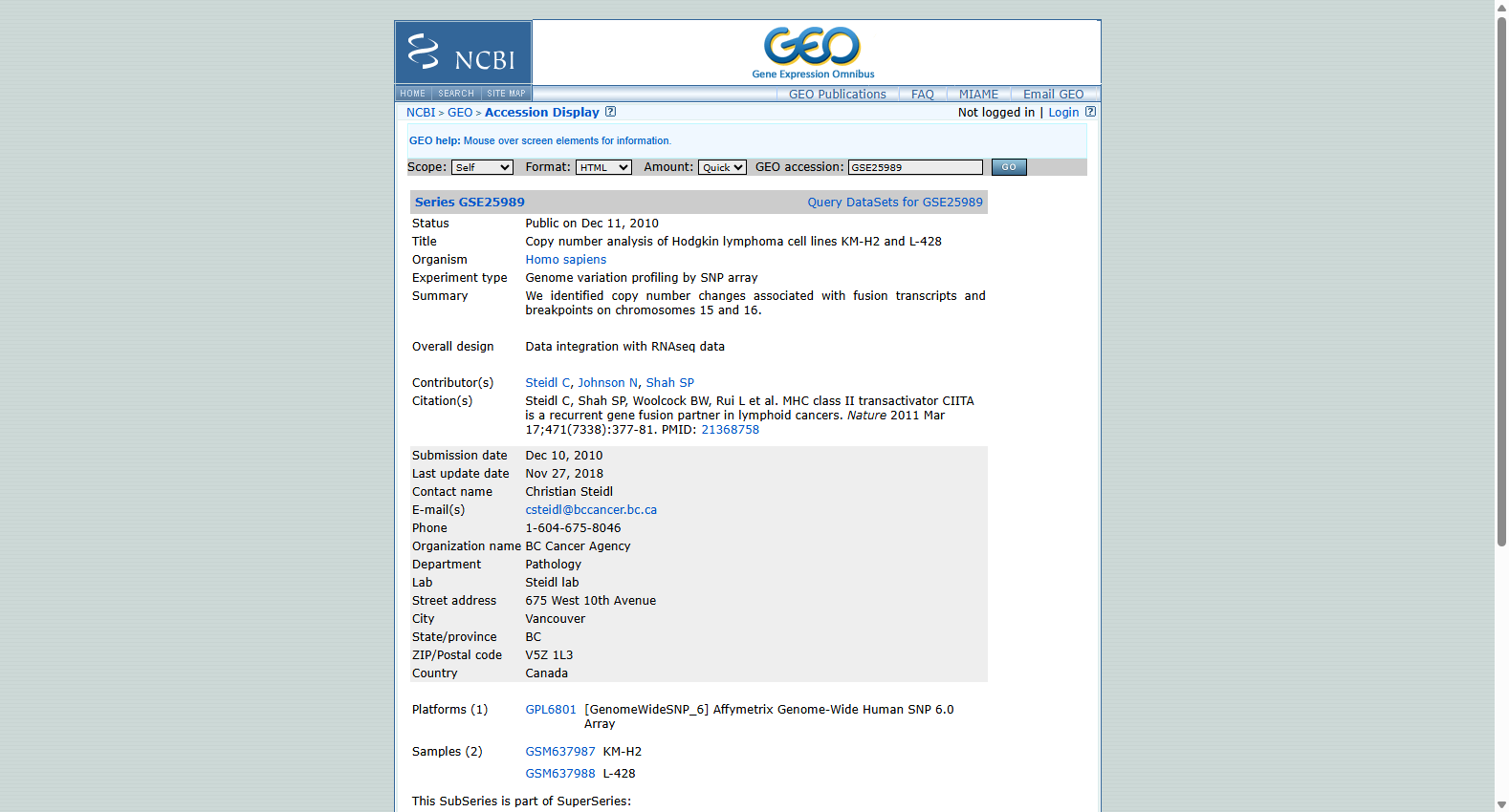 GSE25989