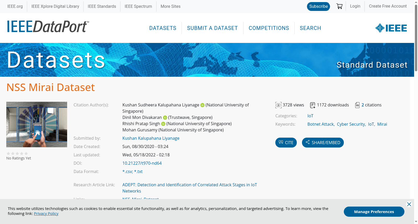 NSS Mirai Dataset 数据集图片