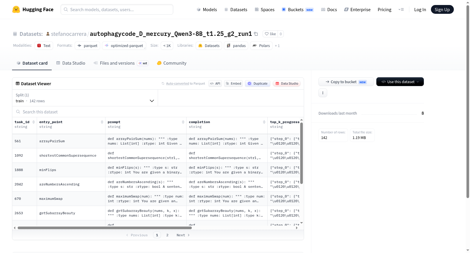 stefanocarrera/autophagycode_D_mercury_Qwen3-8B_lr0.0001_c142_trust_t1.25_g3_run1 数据集图片
