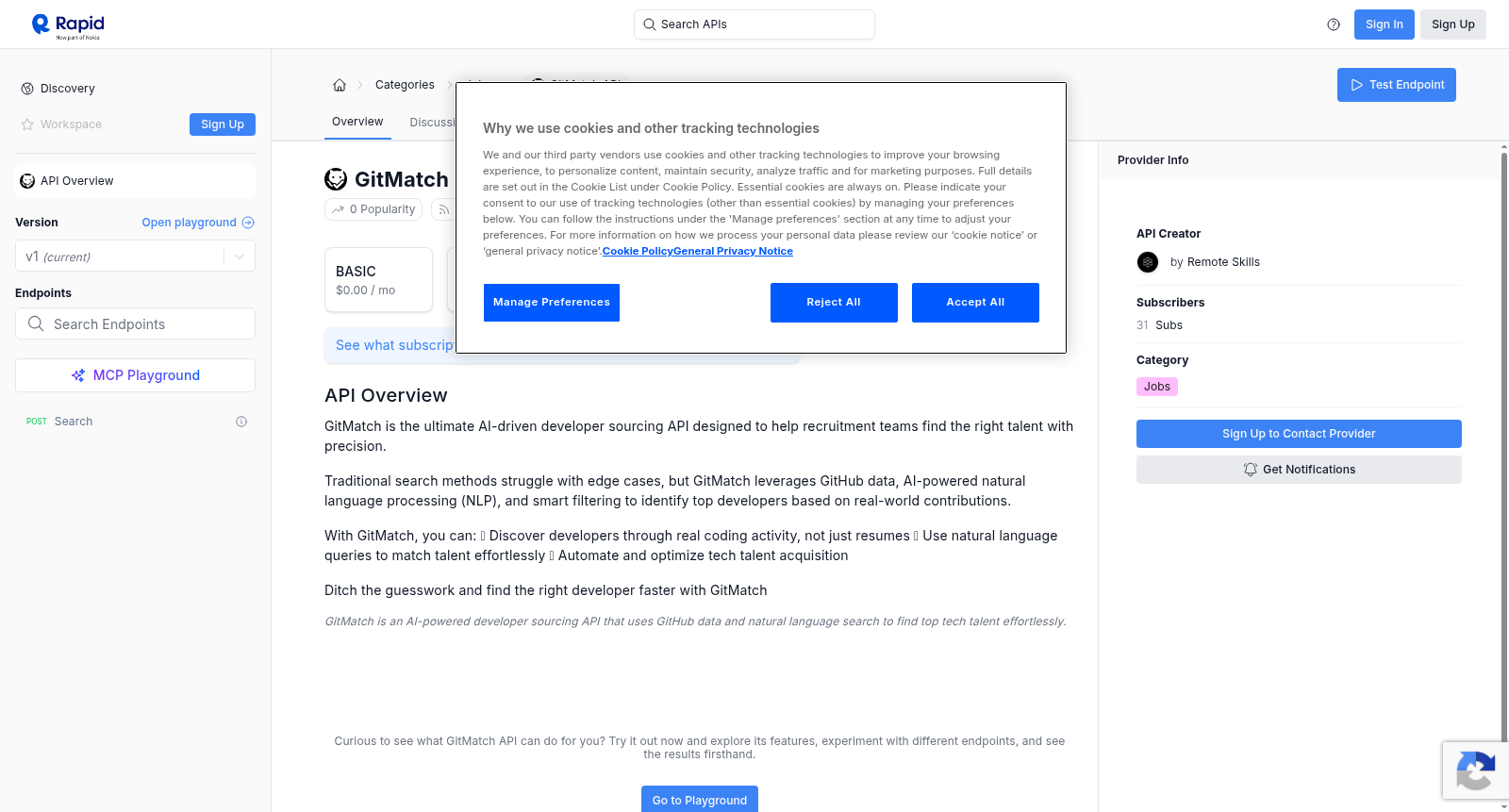 GitMatch API 数据集图片