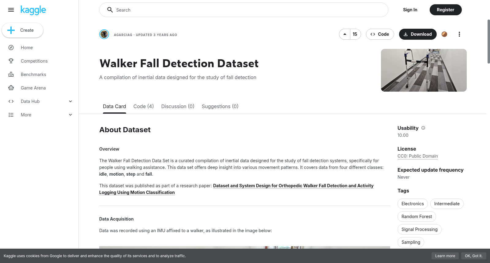 Walker Fall Detection Dataset 数据集图片