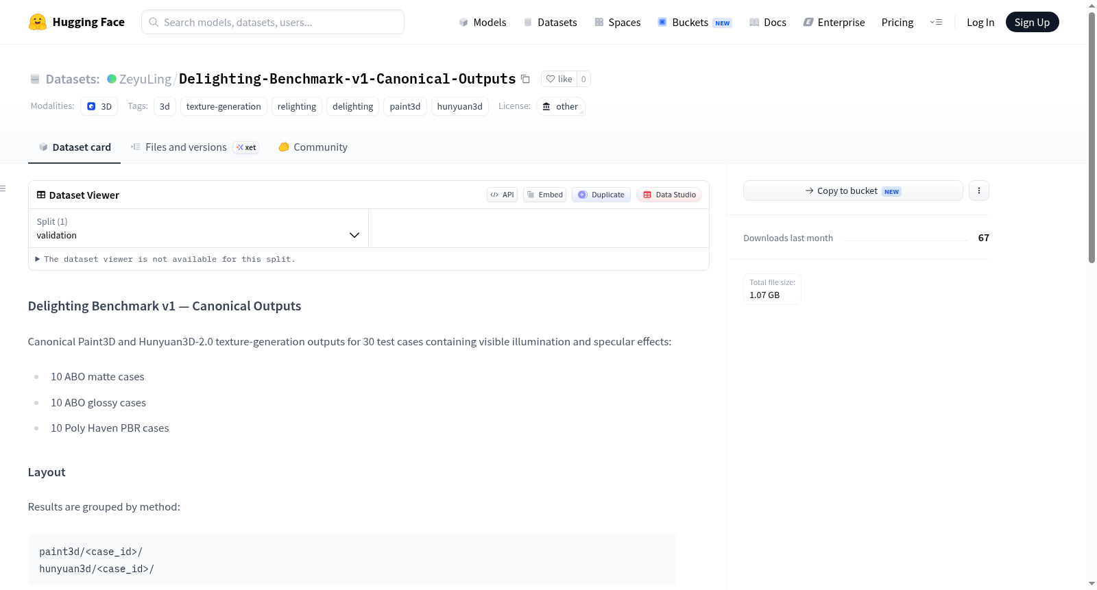 Delighting-Benchmark-v1-Canonical-Outputs 数据集图片