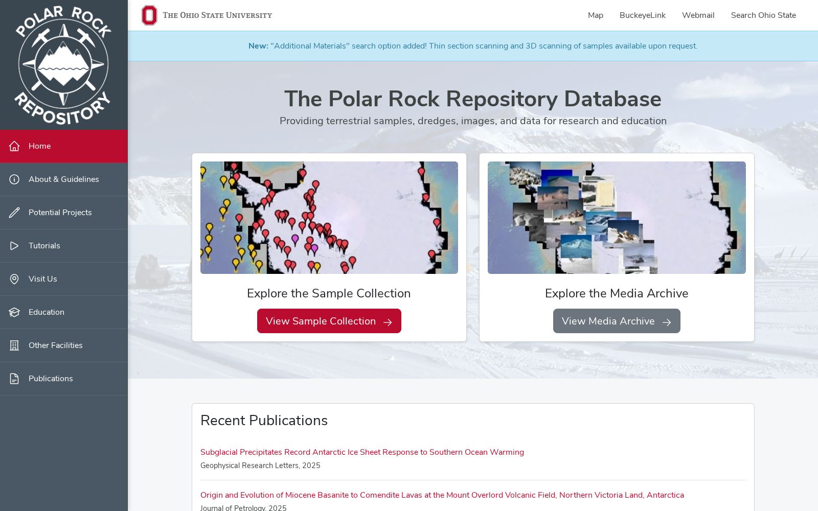 Polar Rock Repository Database 数据集图片