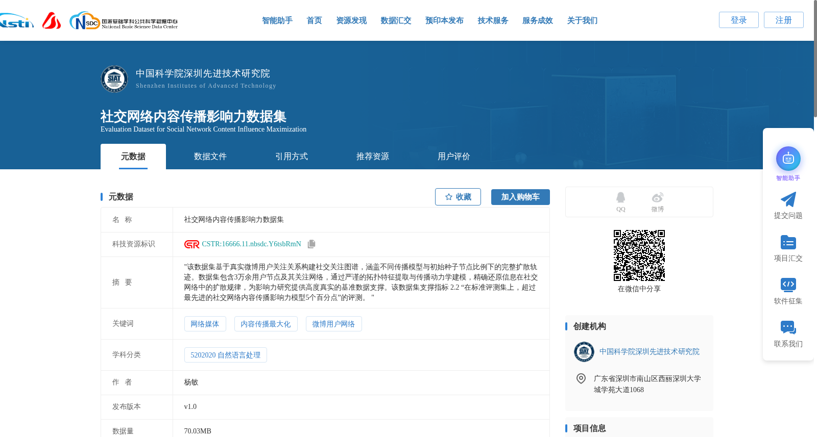 社交网络内容传播影响力数据集 数据集图片