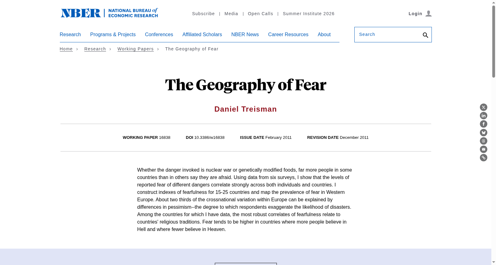 The Geography of Fear 数据集图片