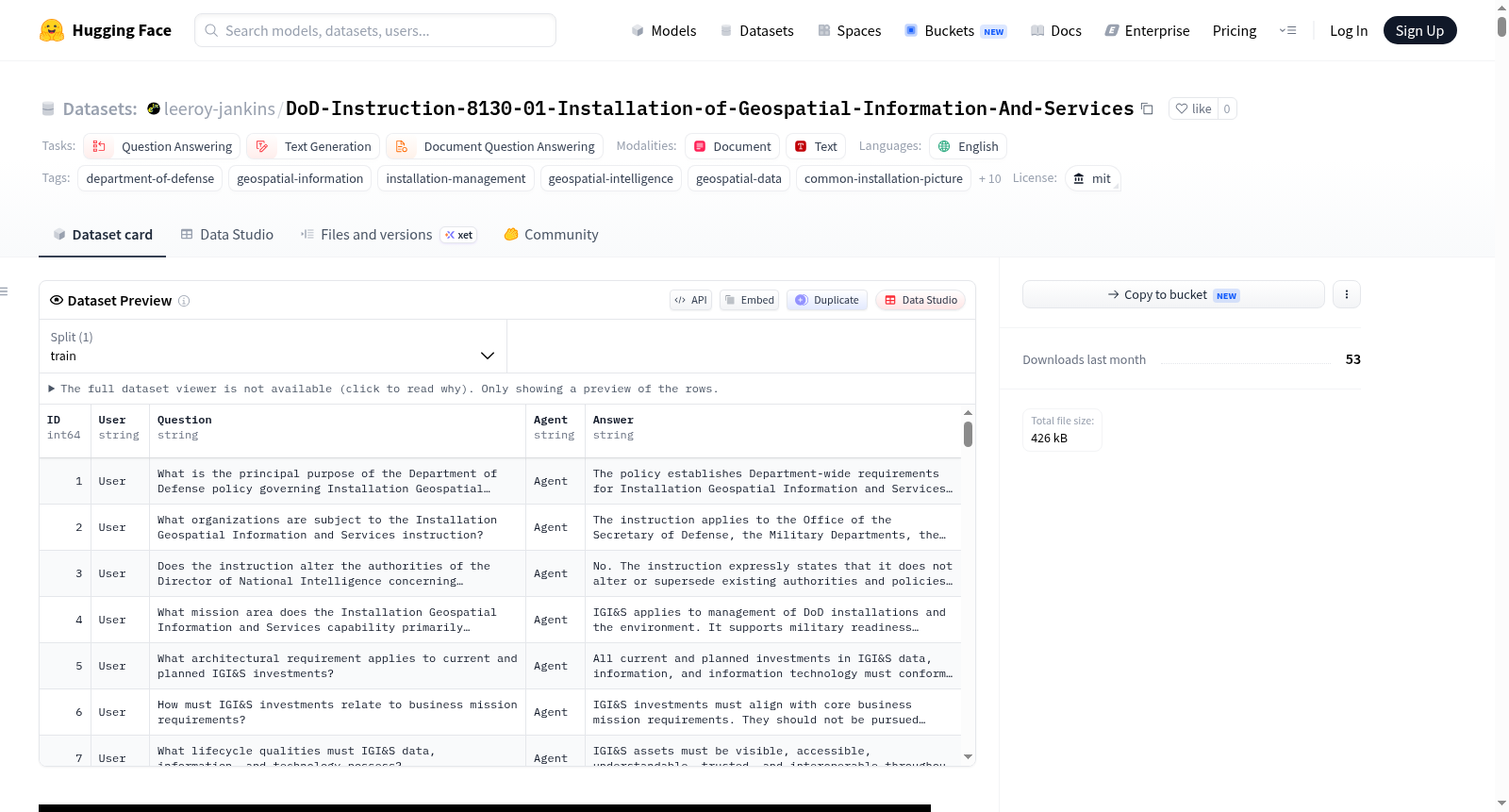 DoD-Instruction-8130-01-Installation-of-Geospatial-Information-And-Services 数据集图片