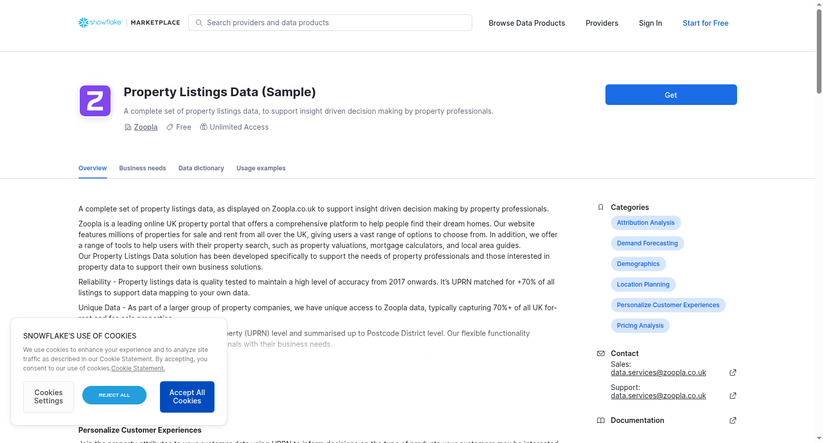 Property Listings Data (Sample) 数据集图片