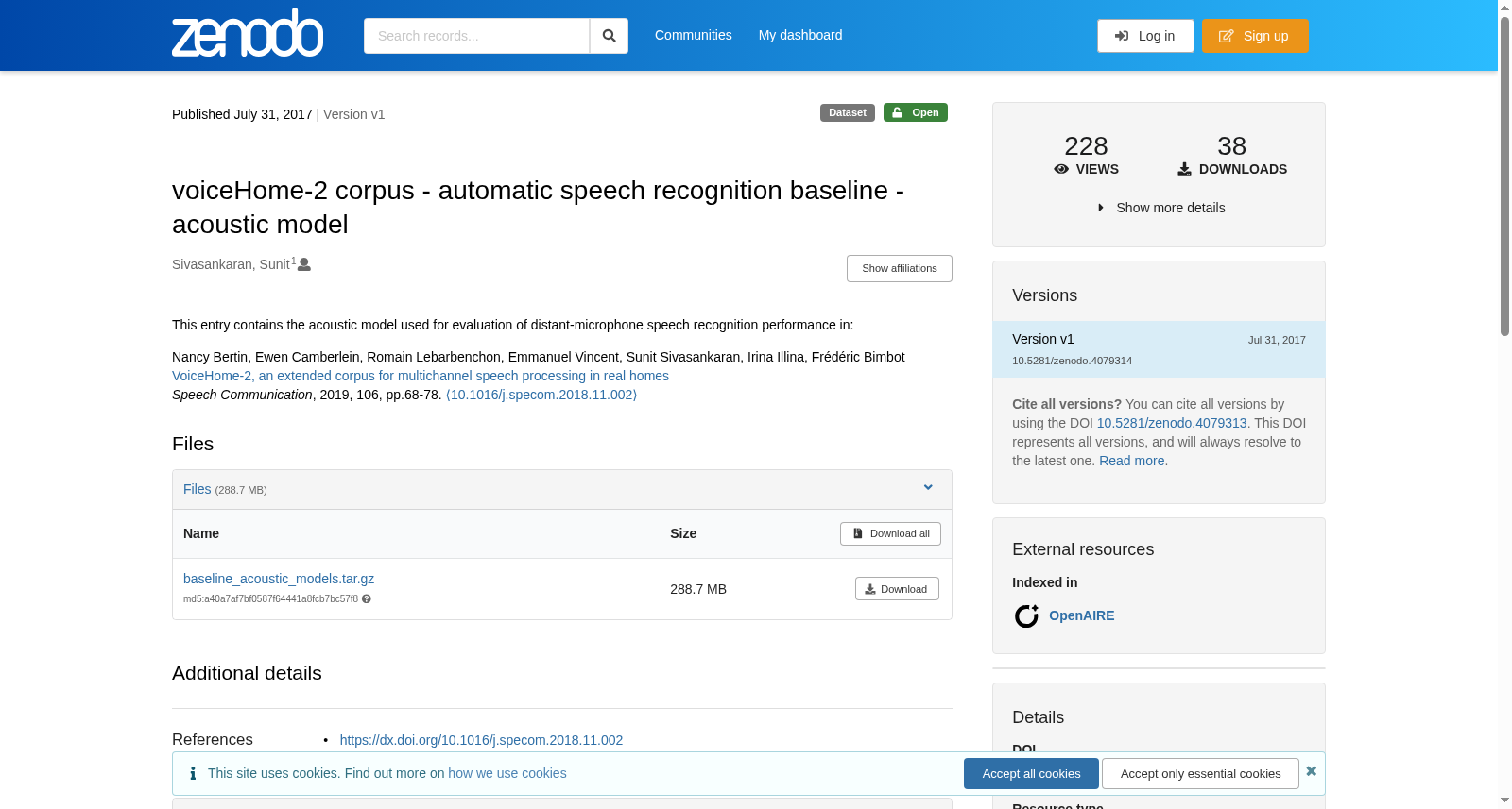 voiceHome-2 corpus - automatic speech recognition baseline - acoustic model 数据集图片