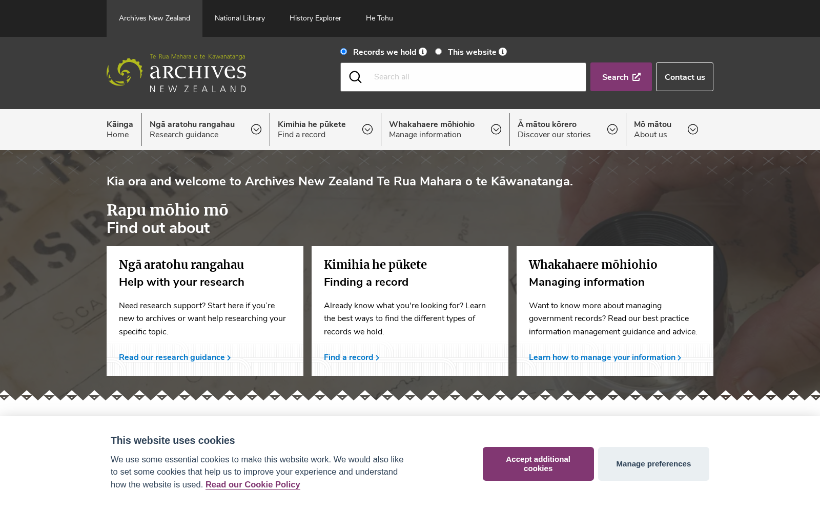Archives New Zealand 数据集图片