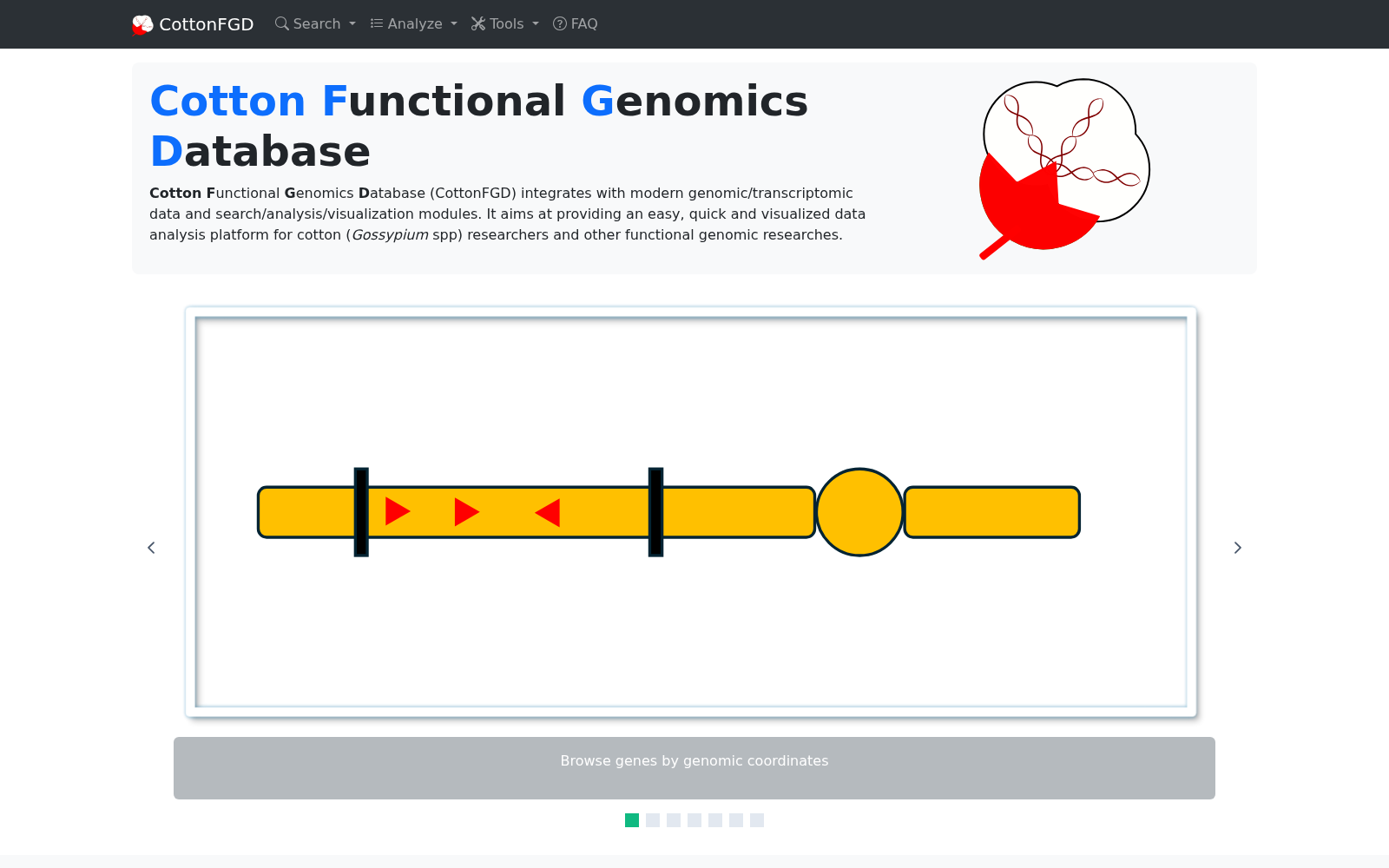 Cotton Functional Genomics Database 数据集图片