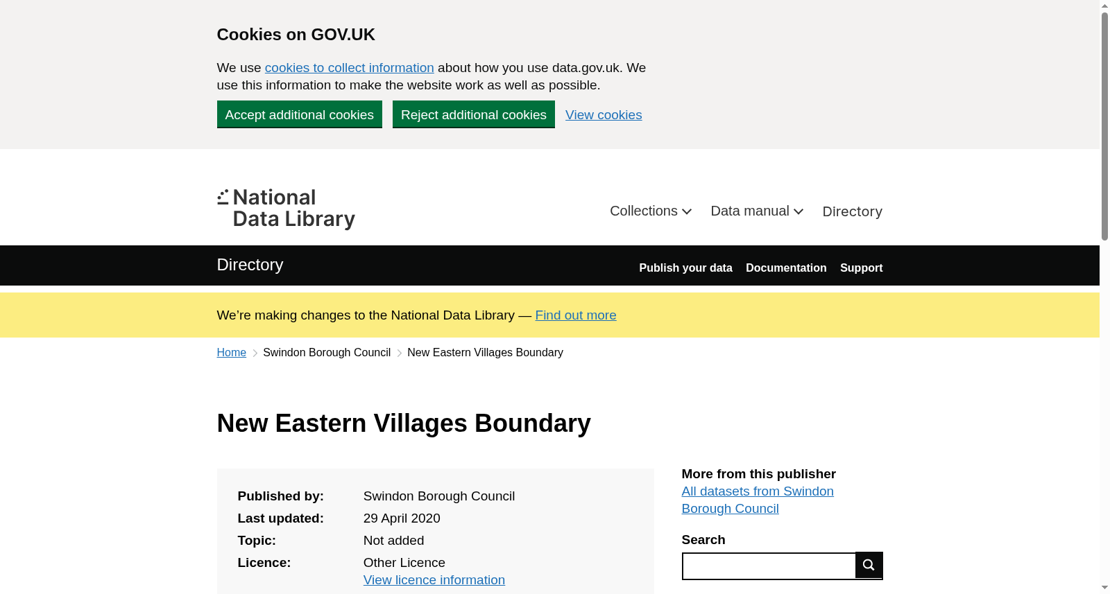 New Eastern Villages Boundary 数据集图片