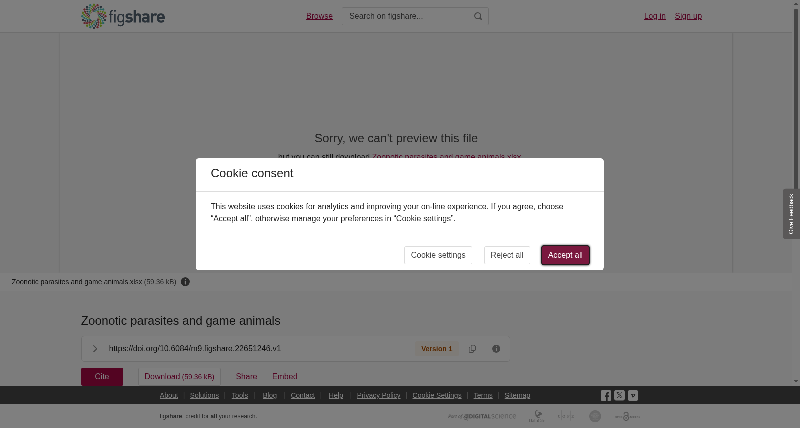 Zoonotic parasites and game animals 数据集图片