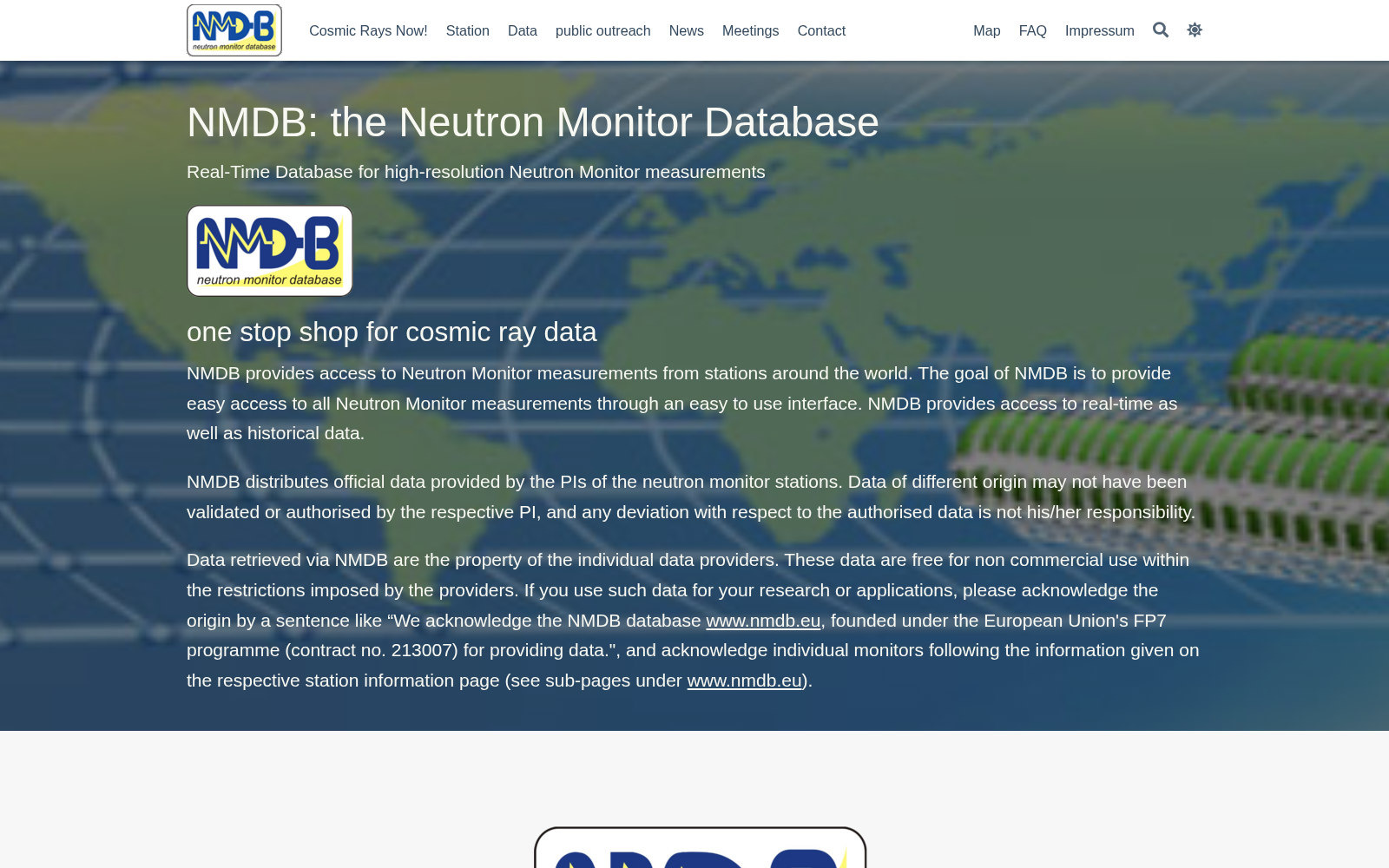 Neutron Monitor Database 数据集图片