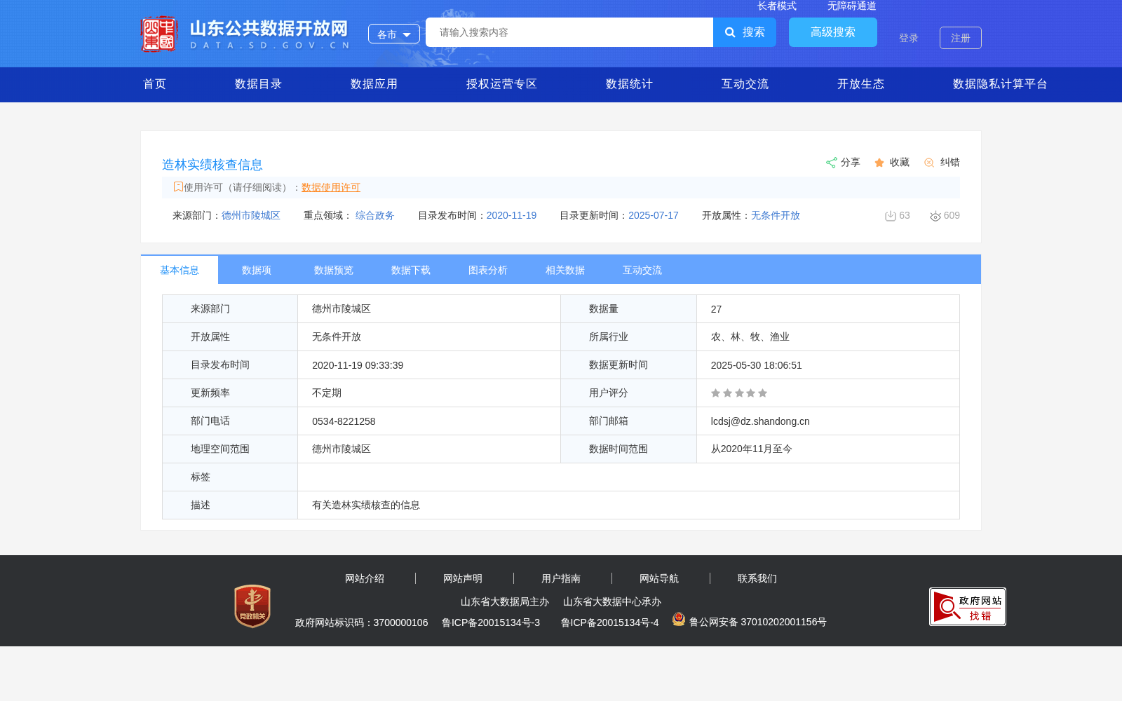 造林实绩核查信息 数据集图片