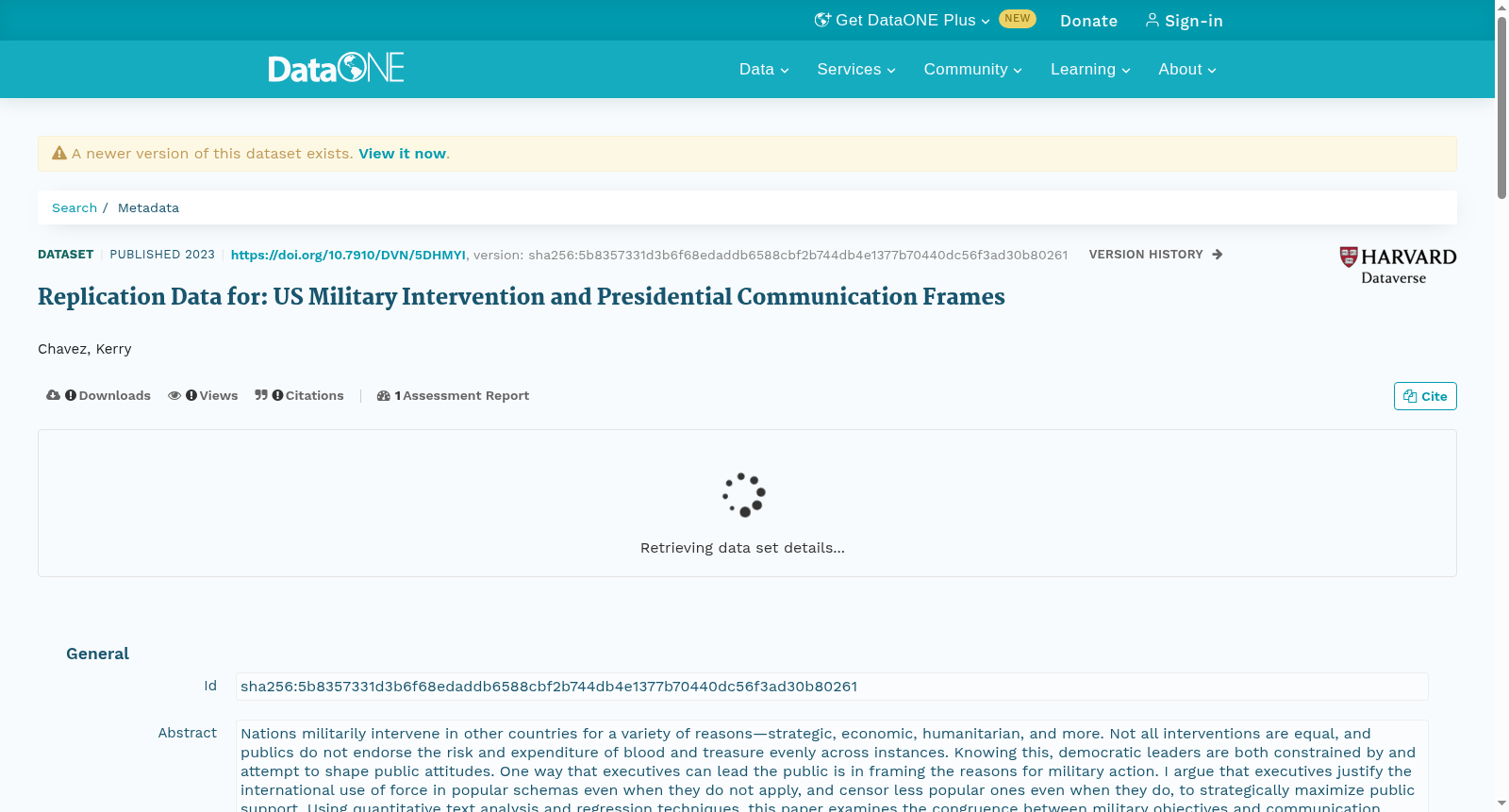Replication Data for: US Military Intervention and Presidential Communication Frames 数据集图片