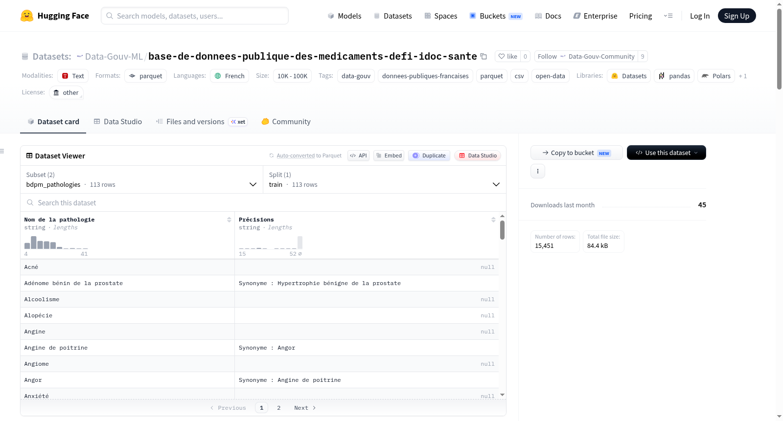 Data-Gouv-FR/base-de-donnees-publique-des-medicaments-defi-idoc-sante 数据集图片
