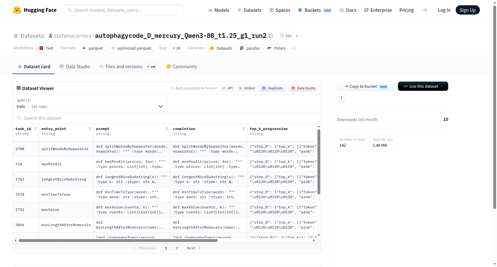 stefanocarrera/autophagycode_D_mercury_Qwen3-8B_lr0.0001_c142_trust_t1.25_g2_run2 数据集图片