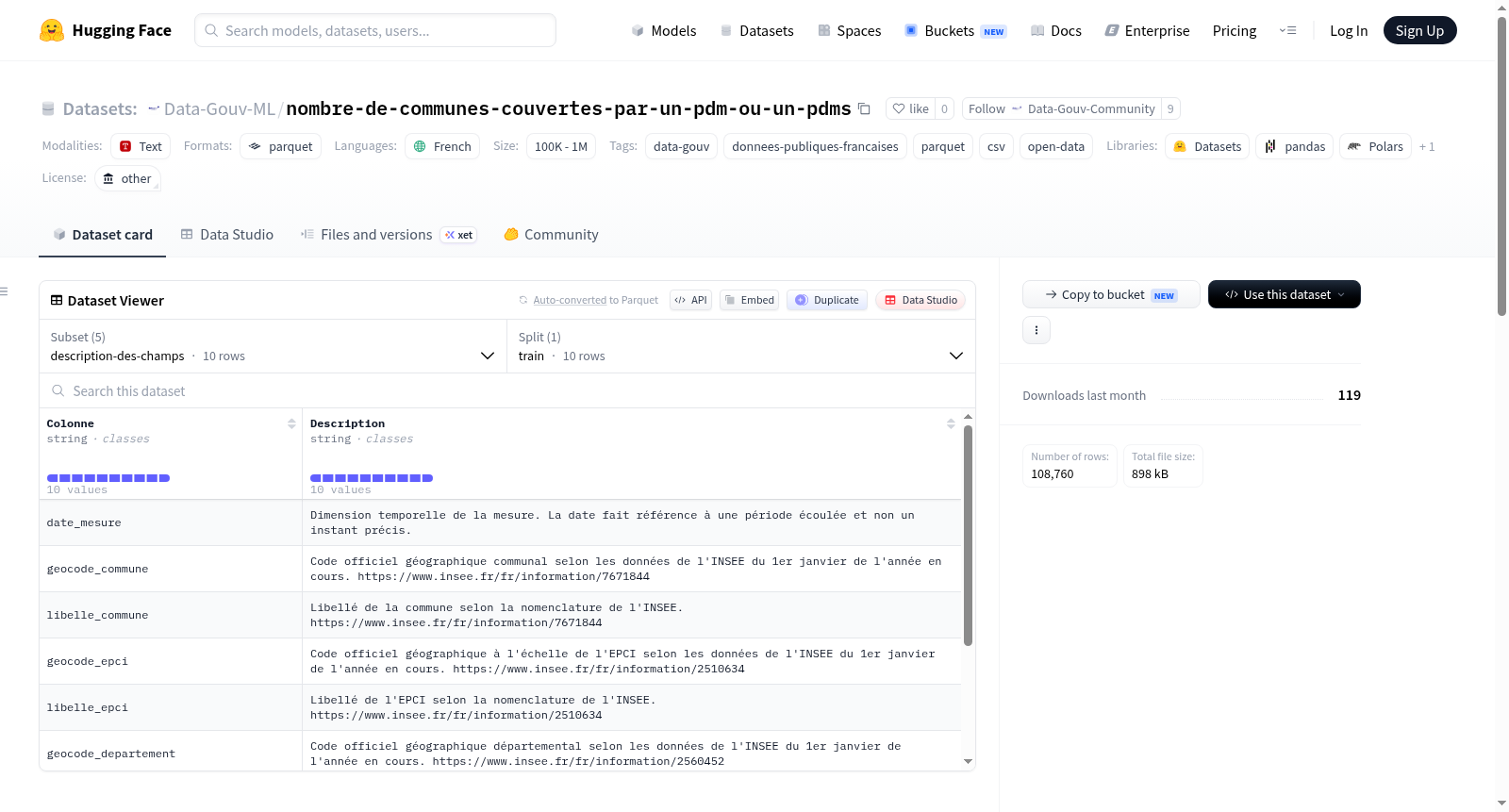 Data-Gouv-FR/nombre-de-communes-couvertes-par-un-pdm-ou-un-pdms 数据集图片