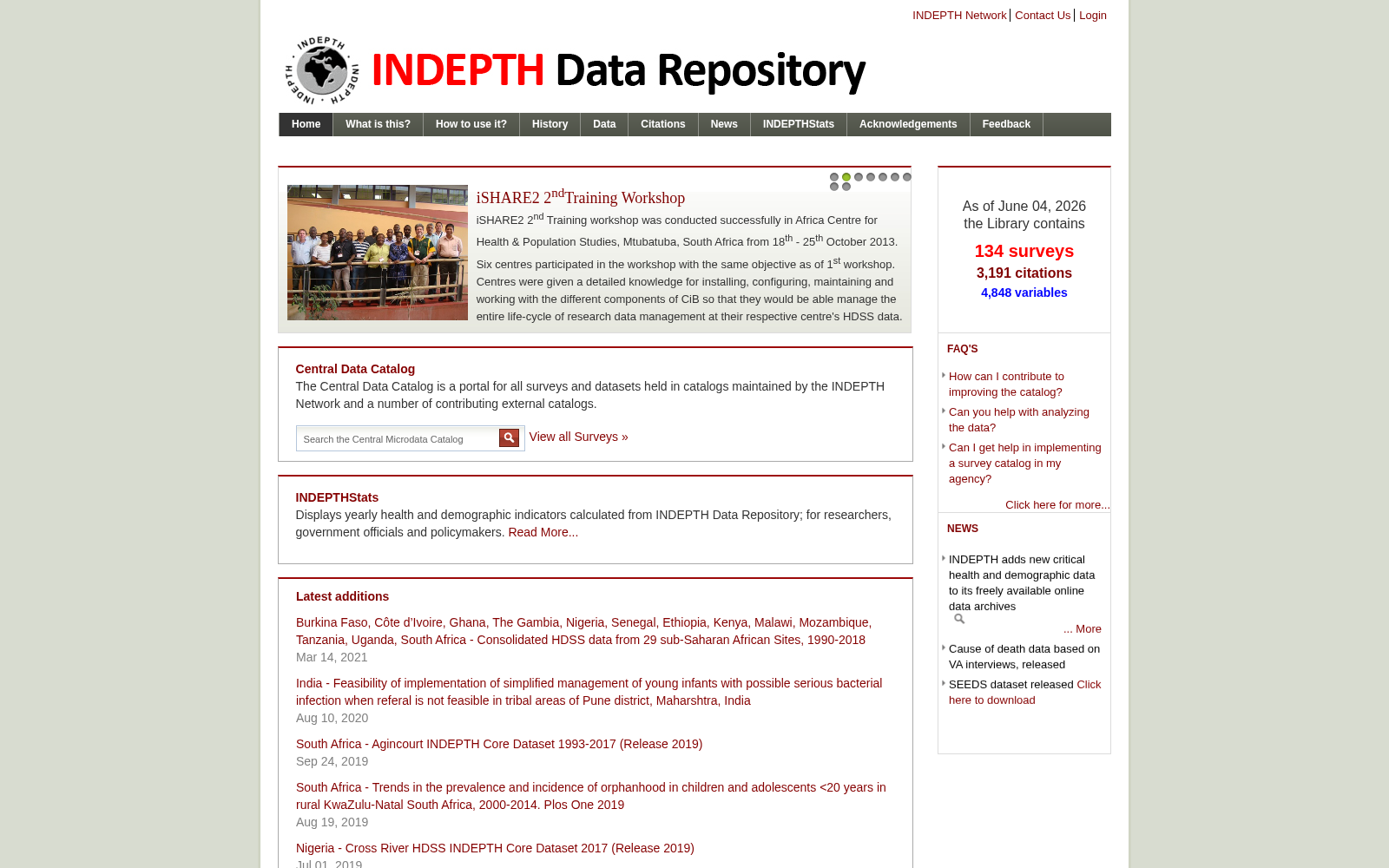 INDEPTH Data Repository 数据集图片