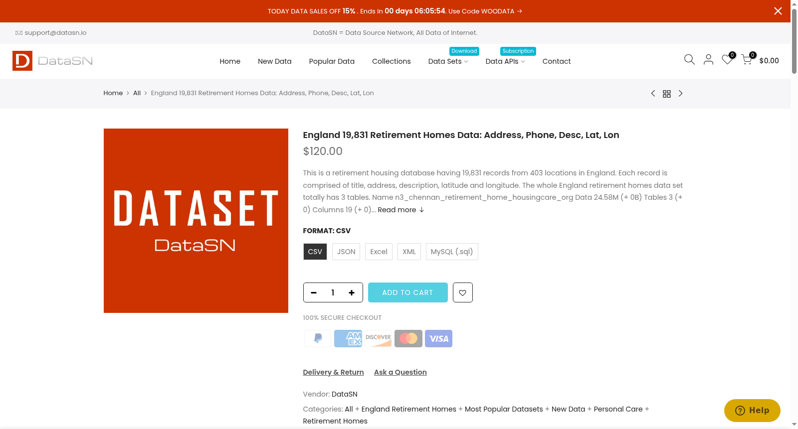 England 19,831 Retirement Homes Data: Address, Phone, Desc, Lat, Lon 数据集图片