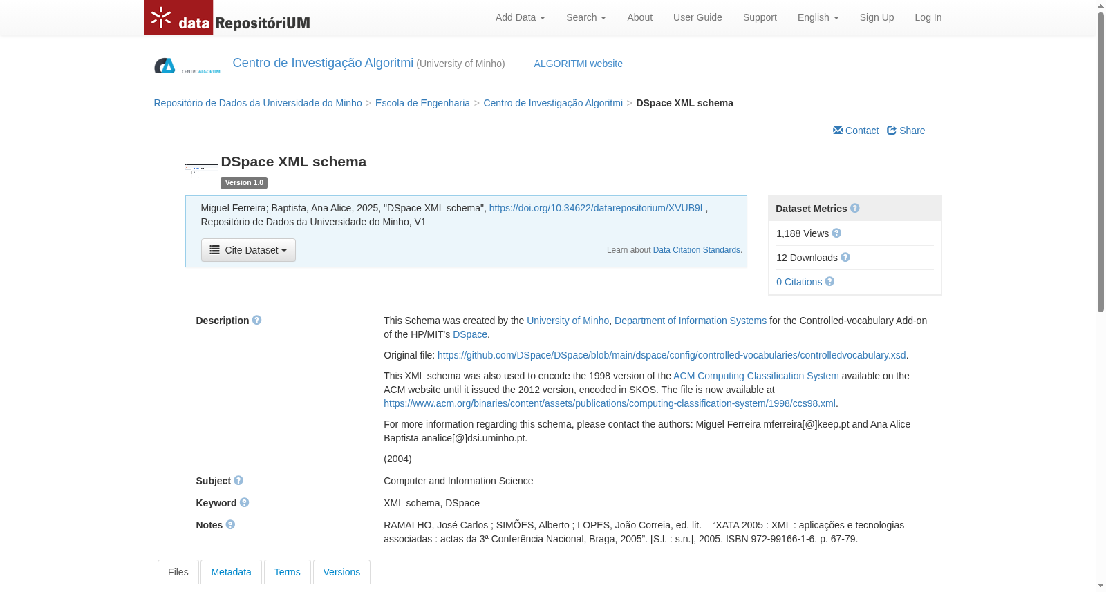 DSpace XML schema 数据集图片