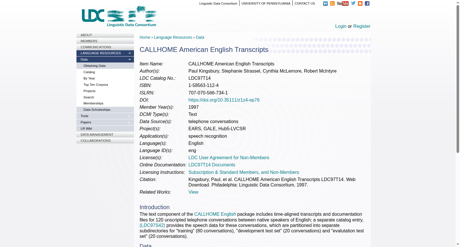CALLHOME American English Transcripts 数据集图片