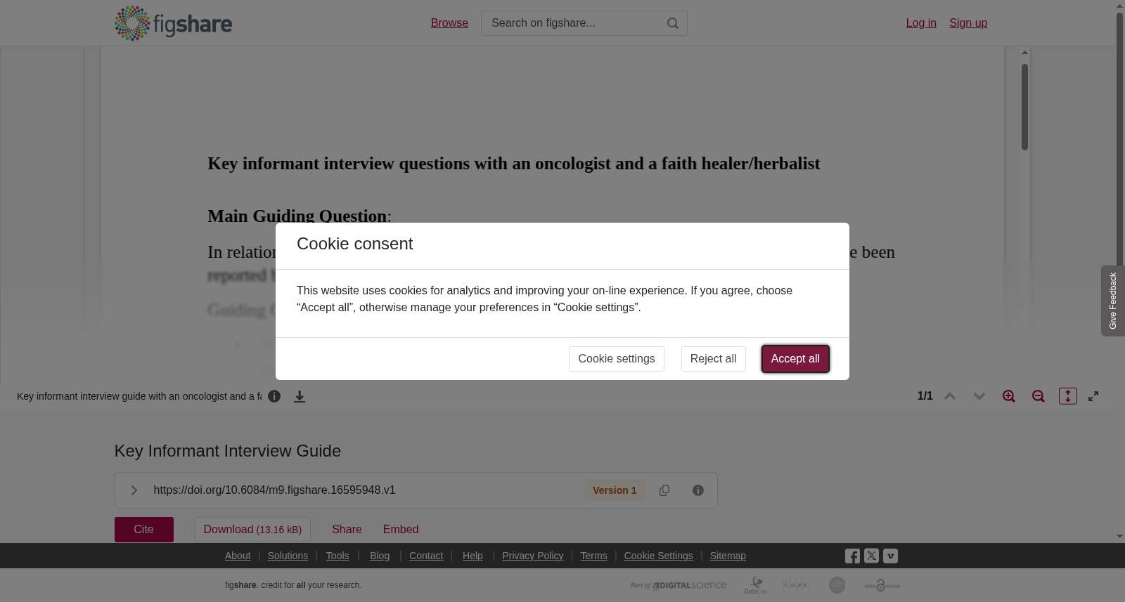 Key Informant Interview Guide 数据集图片