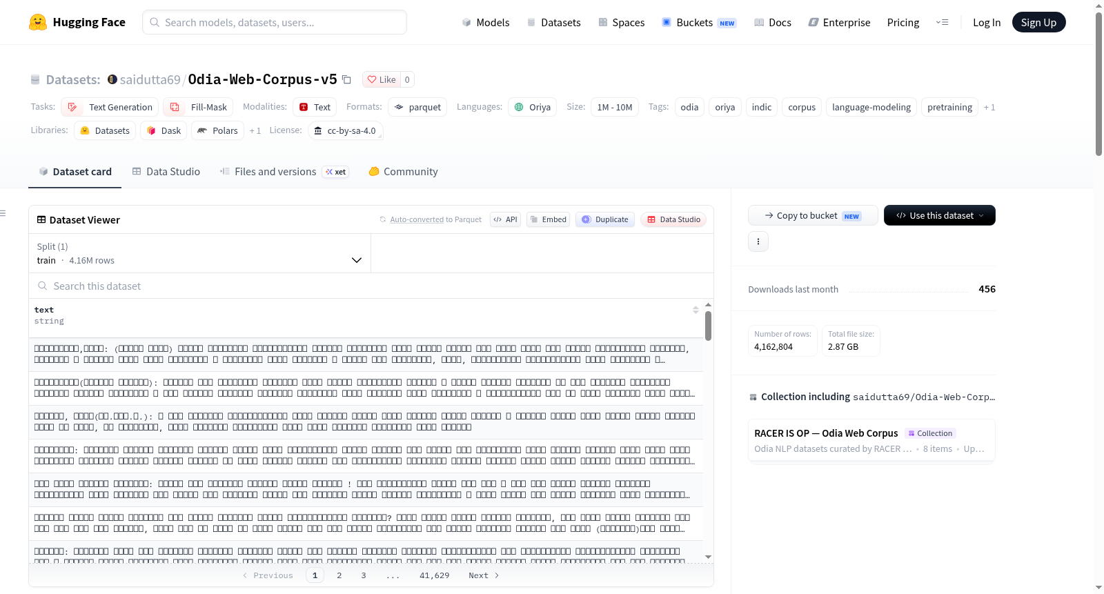Odia-Web-Corpus-v5 数据集图片