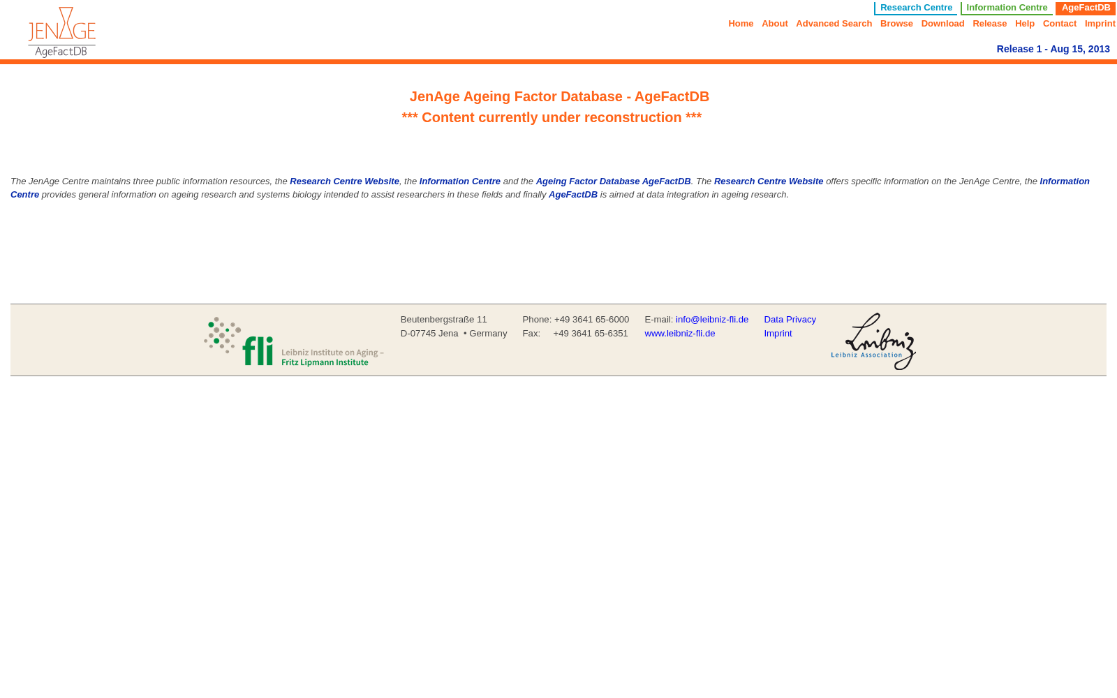 JenAge Ageing Factor Database 数据集图片