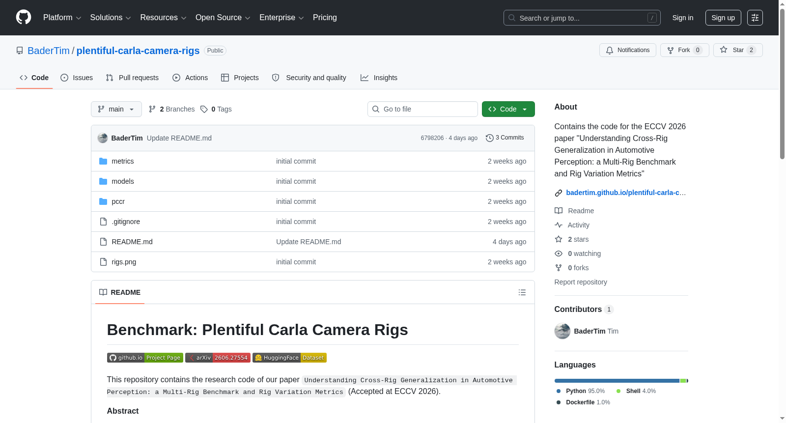 Plentiful Carla Camera Rigs (PCCR) 数据集图片