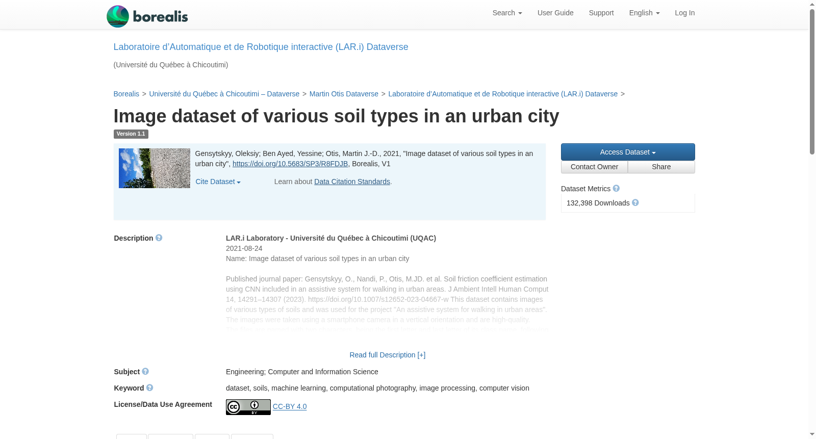 Image dataset of various soil types in an urban city 数据集图片