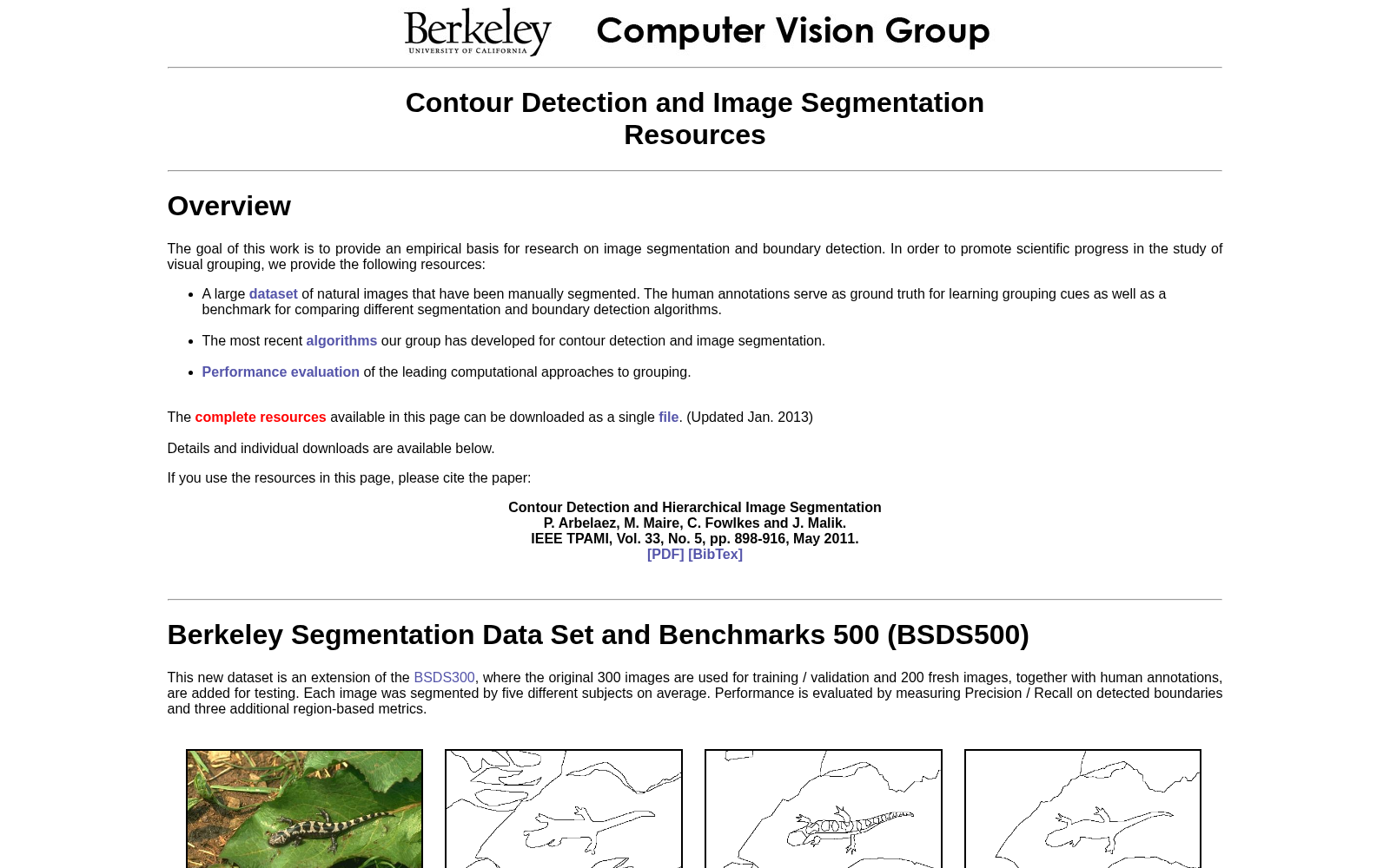 Berkeley Segmentation Dataset and Benchmark 数据集图片
