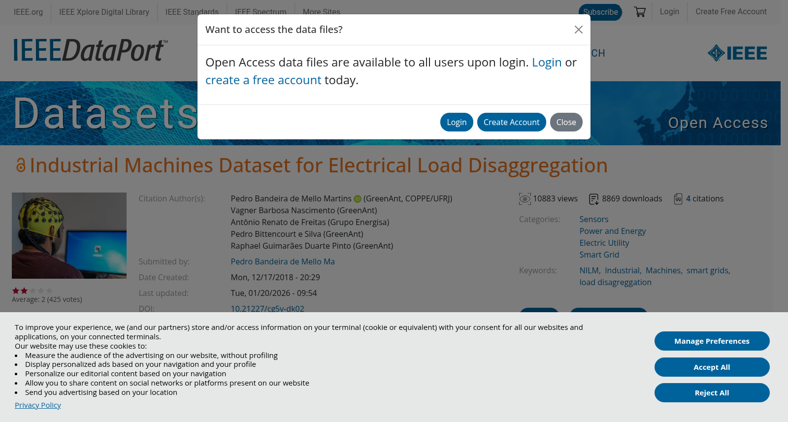 Industrial Machines Dataset for Electrical Load Disagreggation 数据集图片