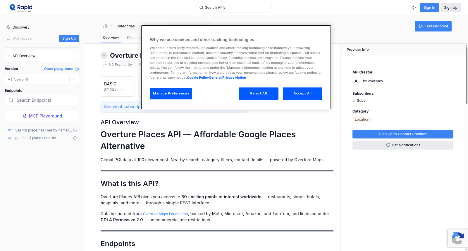Overture Places API 数据集图片
