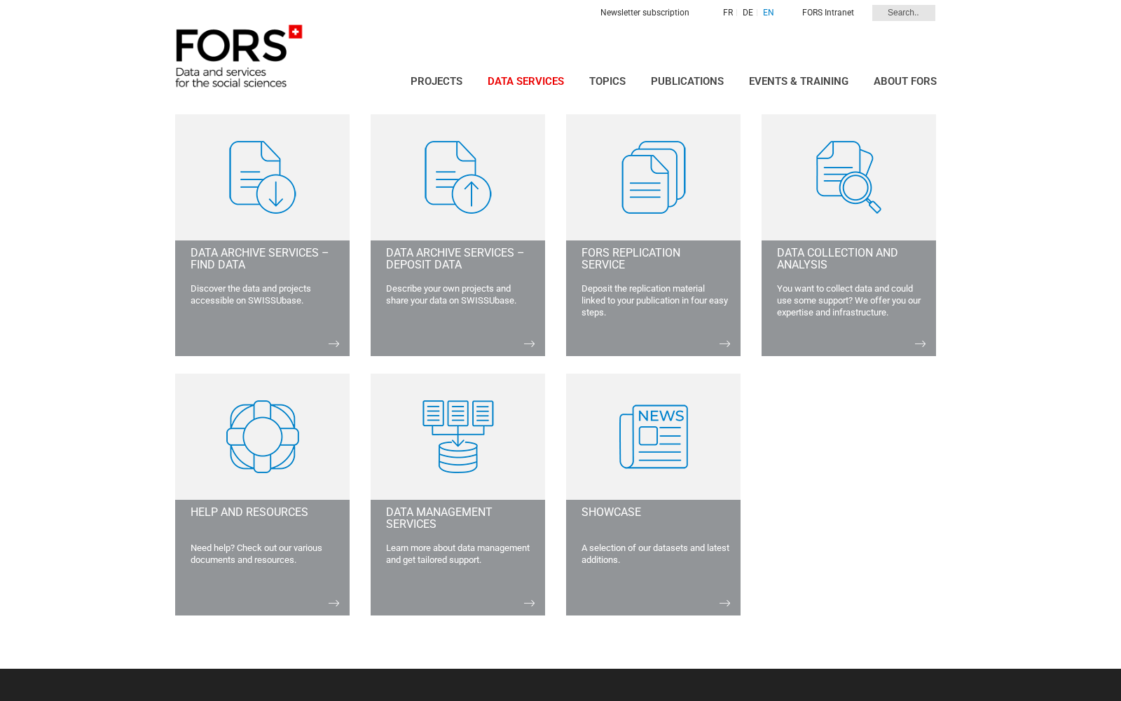 FORS - Swiss Centre of Expertise in the Social Sciences 数据集图片