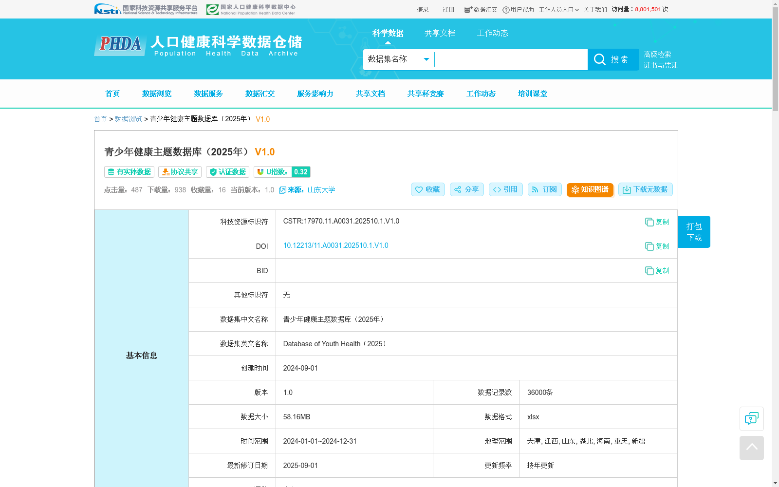 青少年健康主题数据库(2025年) 数据集图片