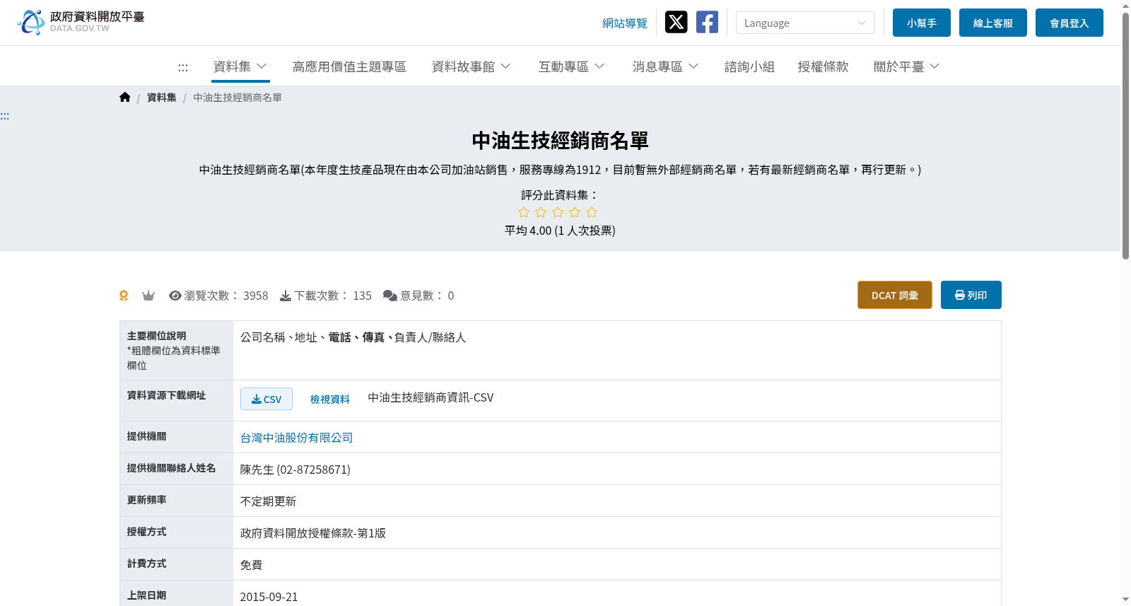 中油生技經銷商名單 数据集图片