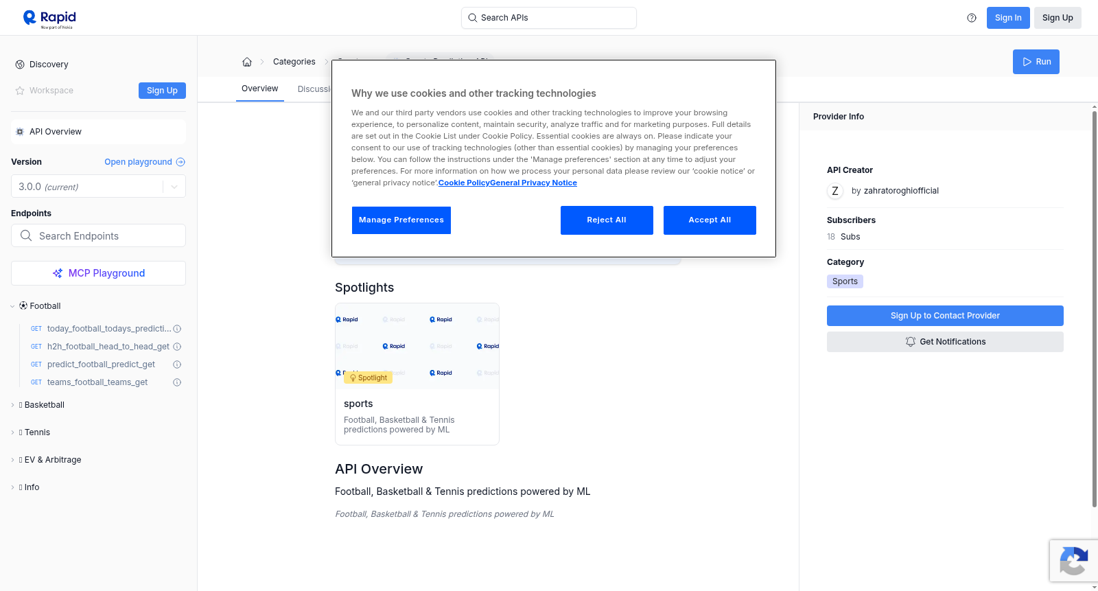 Sports Prediction API 数据集图片
