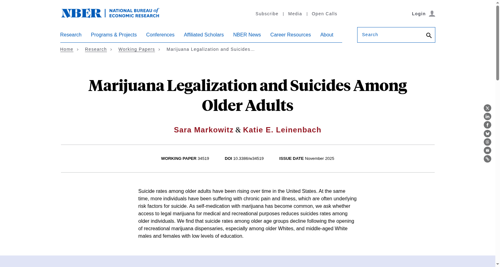 Marijuana Legalization and Suicides Among Older Adults 数据集图片