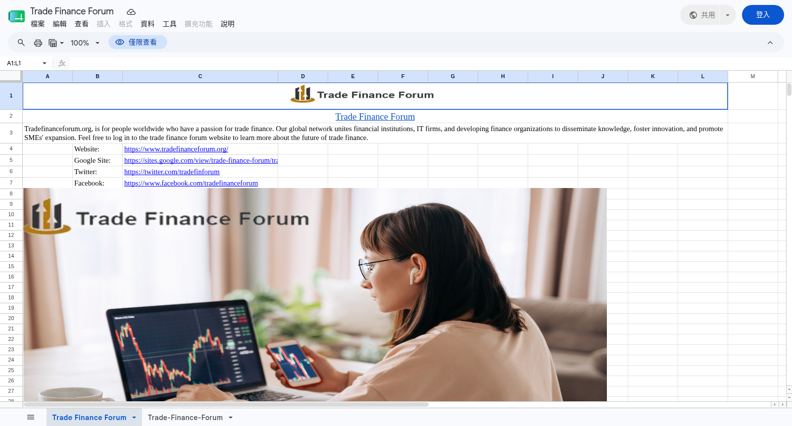 Trade Finance Forum 数据集图片