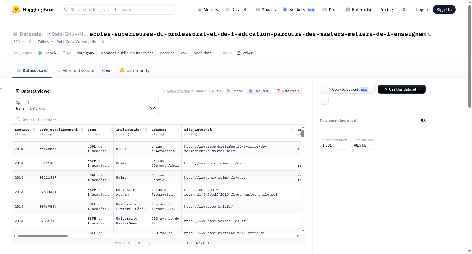 Data-Gouv-FR/ecoles-superieures-du-professorat-et-de-l-education-parcours-des-masters-metiers-de-l-enseignem 数据集图片