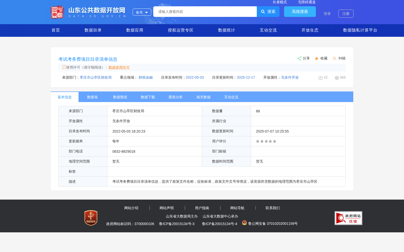 考试考务费项目目录清单信息 数据集图片