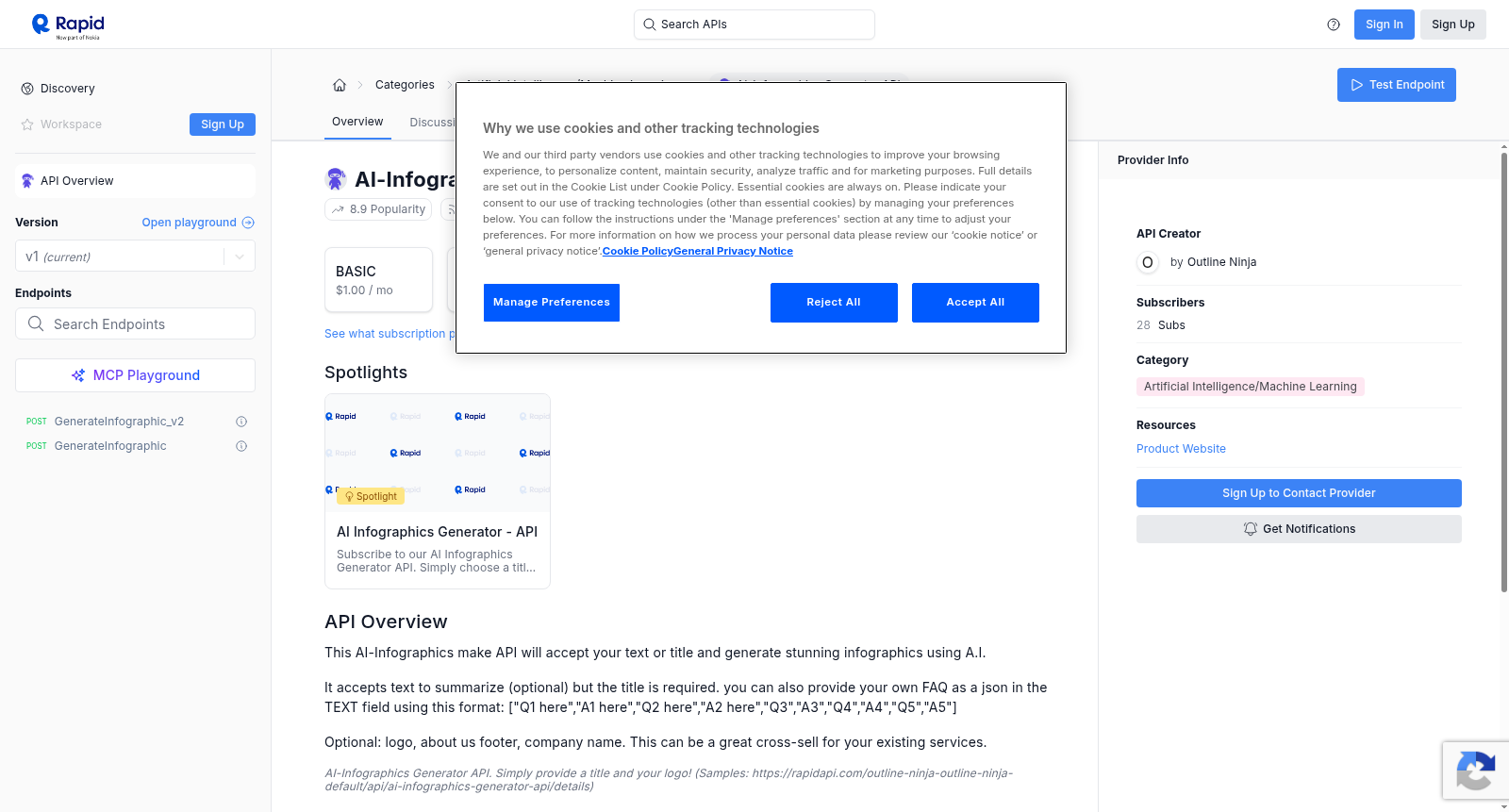 AI-Infographics Generator API 数据集图片