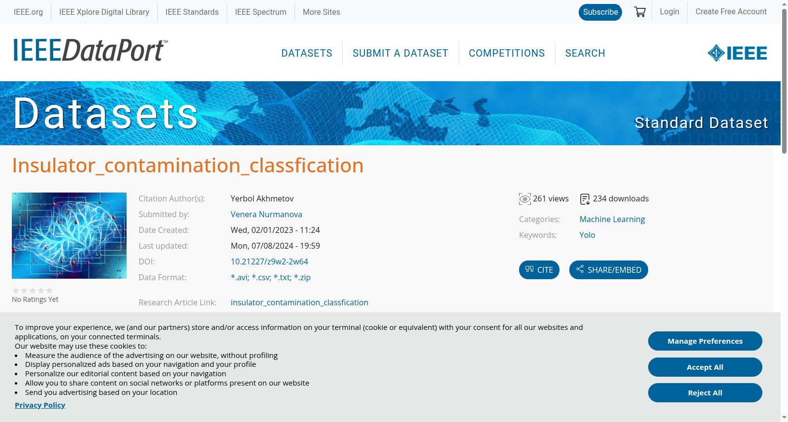 Insulator_contamination_classfication 数据集图片