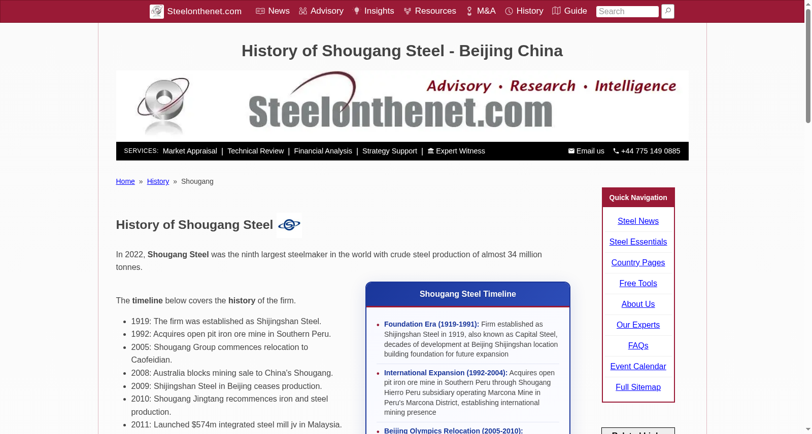 History of Shougang Steel Group 数据集图片